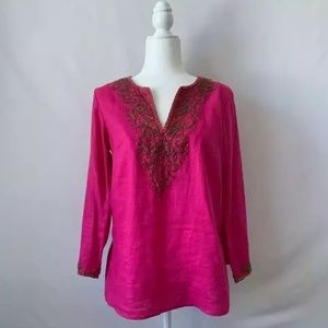 Michael Kors Linen Blouse